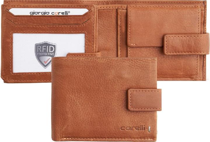 Actual product image Giorgio Carelli Billfold with zipper pocket, RFID