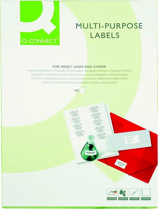 Actual product image Q-Connect Label universal 70 x 25,4 mm