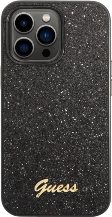 Produktbild Guess GUHCP14LHGGSHK iPhone 14 Pro 6,1" czarny/black hard case Glitter Script (Apple iPhone 14 Pro)