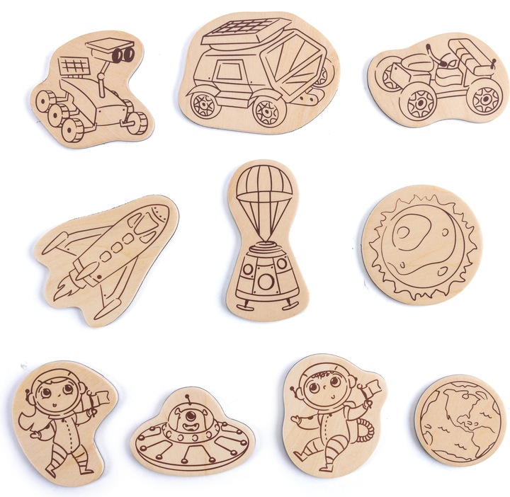 Image du produit Hape Kit de dessin et de jeu "La vie sur Mars