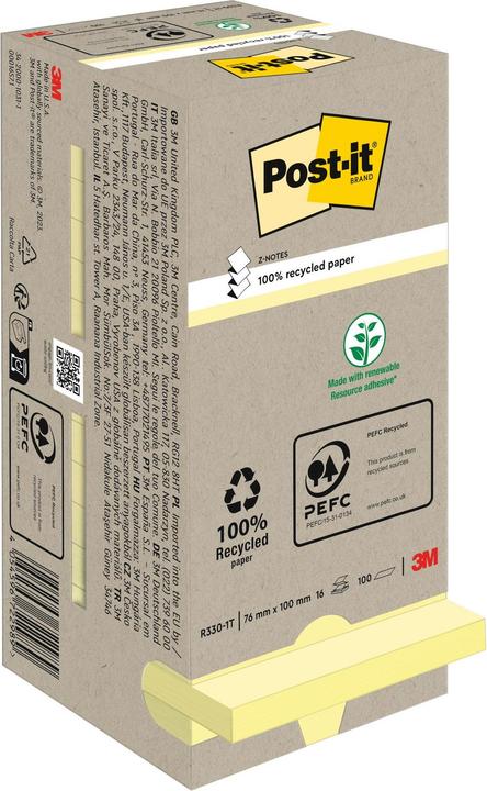 Actual product image Post-it Green Z-Notes (76 x 76 mm)