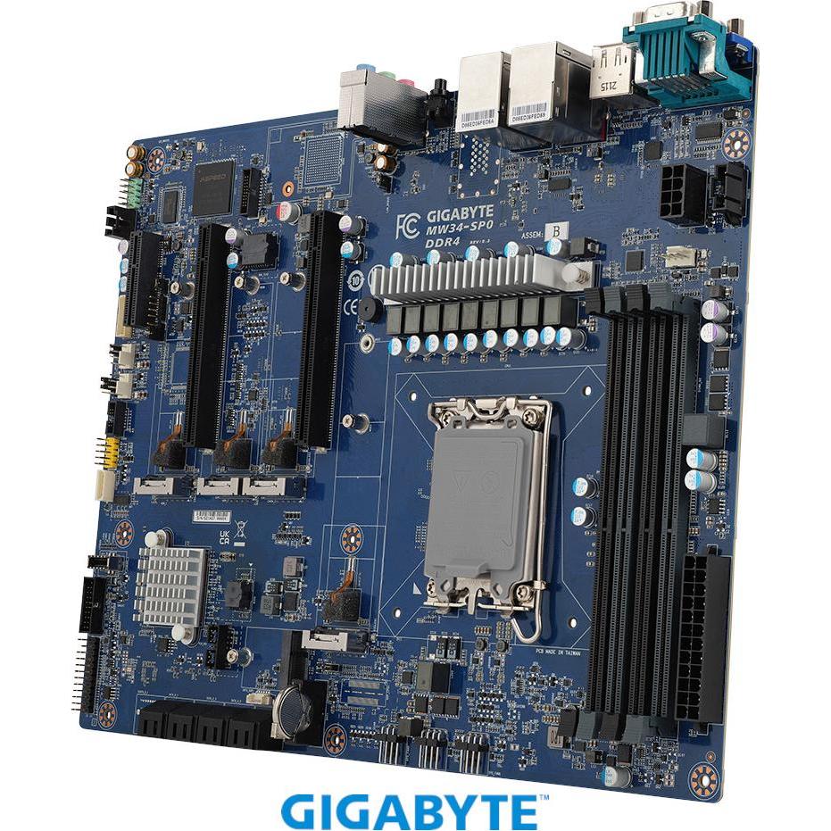 Gigabyte INTEL MB MW34-SP0 1XCPU 4XDIMM (LGA 1700, Intel SoC, ATX), Mainboard