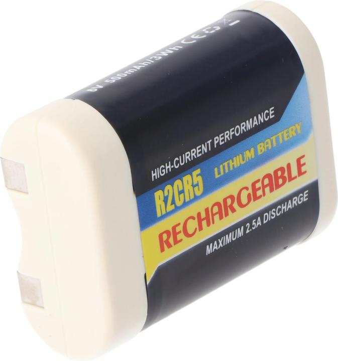 Image du produit AccuCell Schnellladegerät 2CR5 PowerSet inklusive dem Li-ion Akku 2CR5, 2CR5M, 2-CR5 M (2CR5, Piles rechargeables + chargeur)