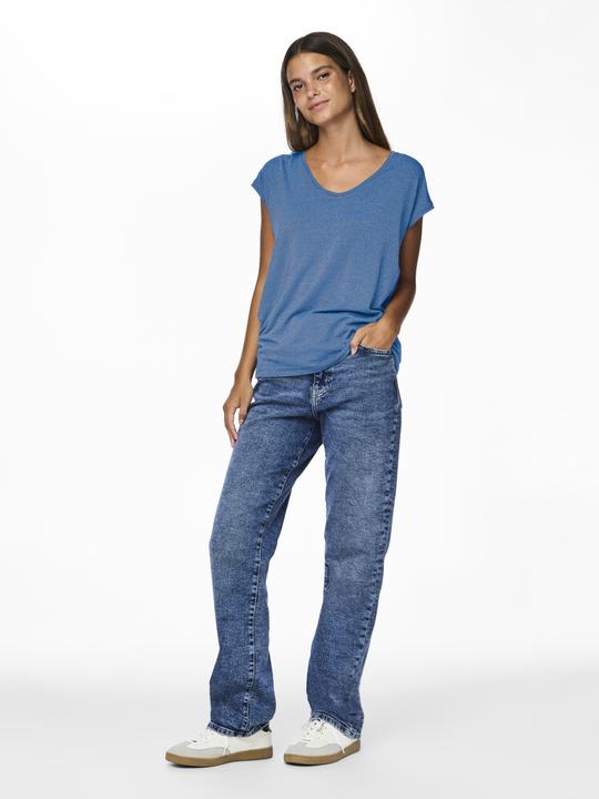 Actual product image Pieces Pcbillo Tee Lurex Stripes Noos Bc (S)