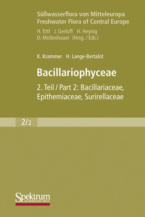 Produktbild Süsswasserflora von Mitteleuropa 2/2. Bacillariophyceae (Deutsch, Horst Lange-Bertalot, Kurt Krammer, 2008)