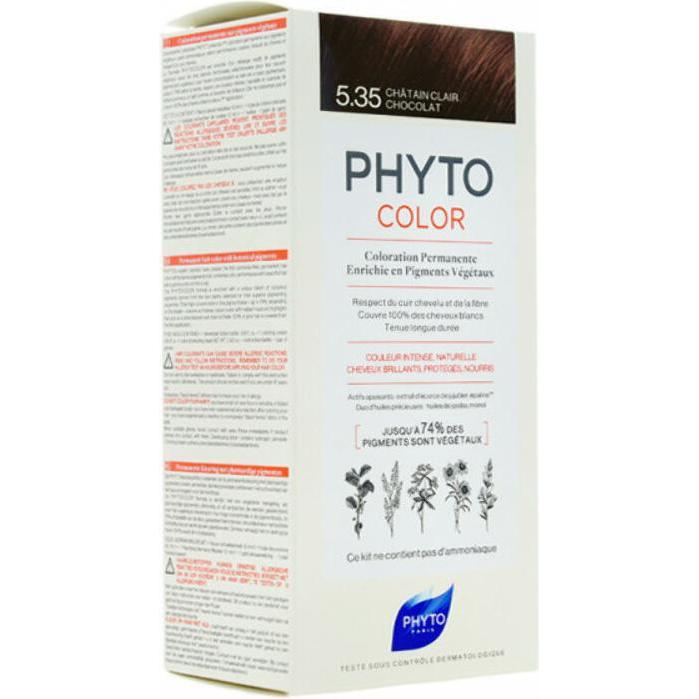 Thumbnail - Phyto, Haarfarbe, color 535 castaño claro dorado (535 castaño claro dorado)