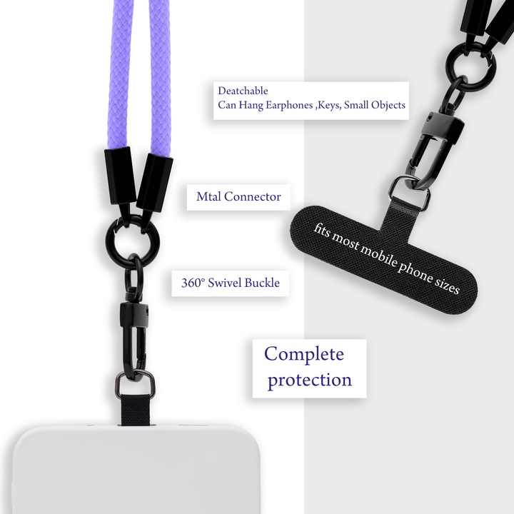Image du produit Cadorabo Chaîne de téléphone portable pour HTC ONE M8 MINI Necklace Coque