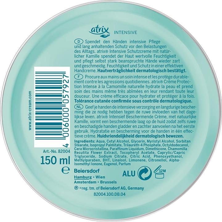 Produktbild Atrix Intensive Schutzcreme Dose (150 ml)