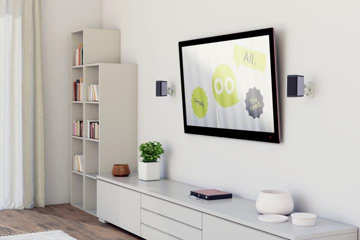 Image du produit Goobay Universel (1 paire, Installation murale, Pivotant, Inclinable)