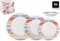 La Mer round tableware 18 pieces palm md (18 pcs.)