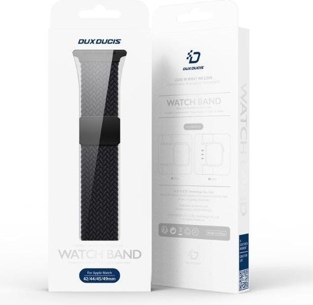 Actual product image Dux Ducis Mixture Pro (42 mm, 44 mm, 45 mm, 49 mm, Nylon, Apple Watch Series 1, Apple Watch Series 2, Apple Watch Series 3, Apple Watch Series 4, Apple Watch Series 5, Apple Watch Series 6, Apple Watch Series 7, Apple Watch Series 8, Apple Watch Series 9, Apple Watch SE, Apple Watch Ultra, Apple Watch Ultra 2)