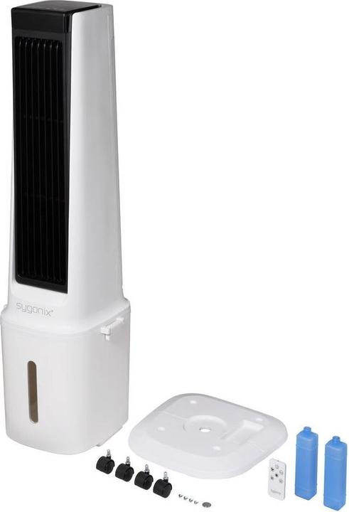 Image du produit Sygonix Luftkühler 90 W (L x B x H) 300 x 325 x 1130 mm Weiss mit Fernbedienung