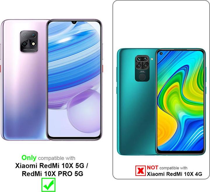 Image du produit Cadorabo Coque pour Xiaomi RedMi 10X 5G / RedMi 10X PRO 5G universel avec Clip (Xiaomi Redmi 10X 5G)