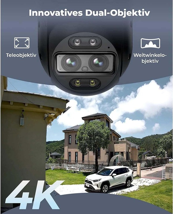 Actual product image Reolink Trackmix Series W760-4K 8MP (3840 x 2160 pixels)