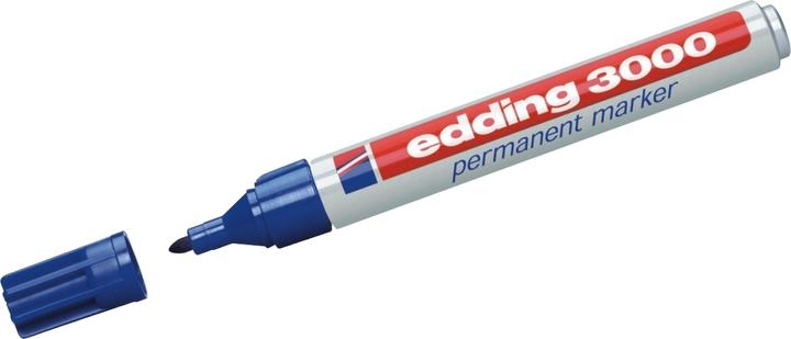 Produktbild Edding Permanent Marker 3000 (Blue, 3 mm, 1 x)