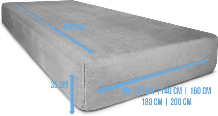 Actual product image Aspero Flannel fitted sheet PERPIGNAN (140 x 200 cm)