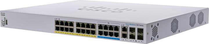 Actual product image Cisco Business 350 Series CBS350-24NGP-4X - Switch - L3 - Managed - 16 x 10/100/1000 (PoE+) + 8 x 10 (24 ports)