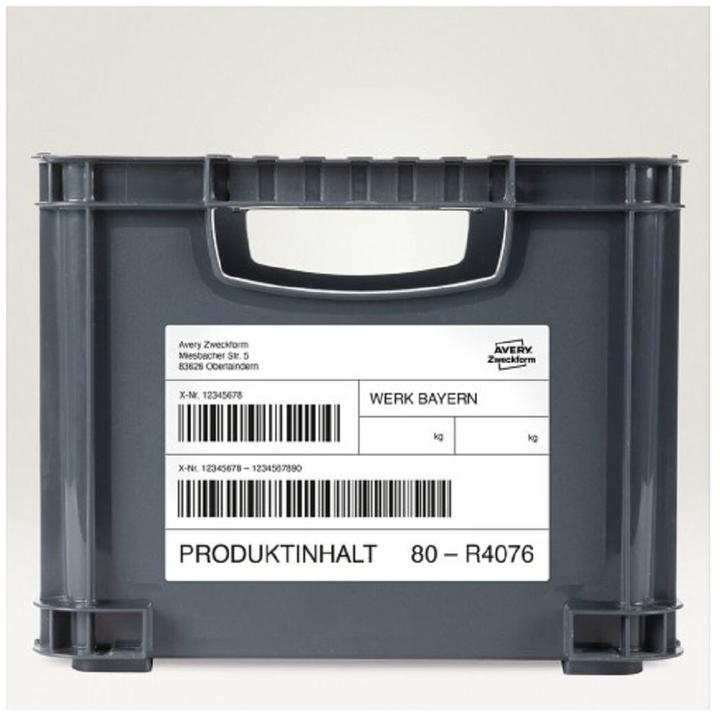 Actual product image Avery Weatherproof labels