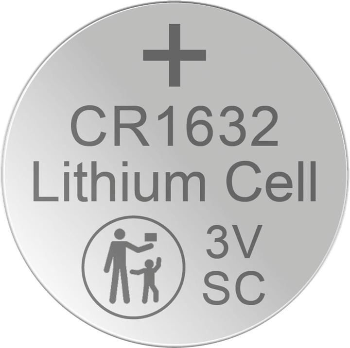 Actual product image Hückmann Button cell lithium 3V (5 pcs., CR1632, 130 mAh)