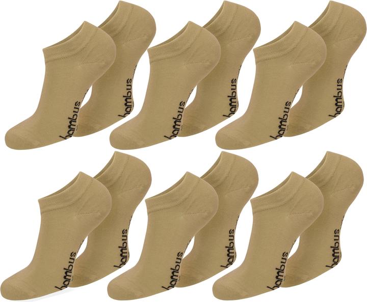 Produktbild Normani 6 Paar Bambus-Gesundheitssocken Sneakers (6er Pack, 43 - 46)