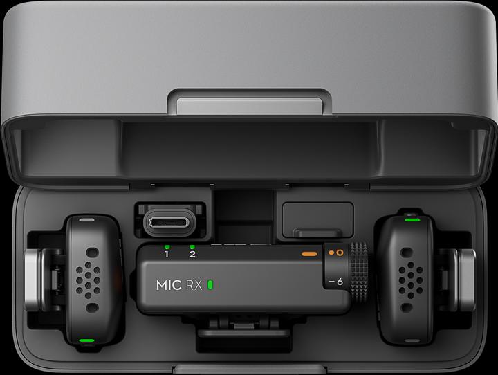 Actual product image DJI Mic Mini (2 TX 1 RX Charging Case)