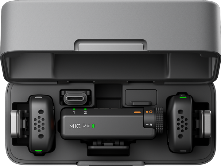 Actual product image DJI Mic Mini (2 TX 1 RX Charging Case)