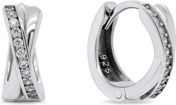 Produktbild Brilio Silver - Charming round silver earrings EA207W