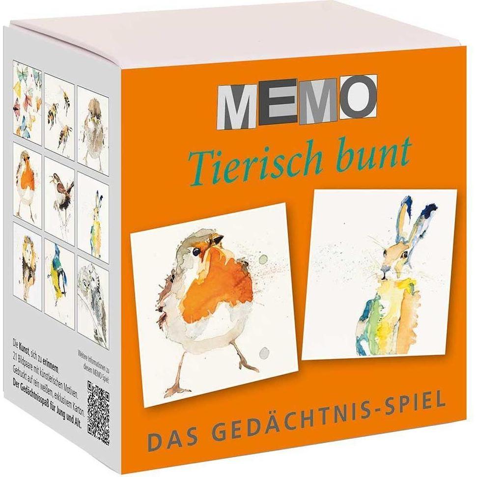 Präsenz-Verlag Memo-Spiel - Tierisch bunt (Deutsch)