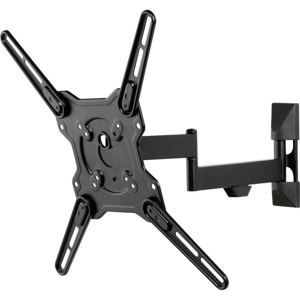 Thumbnail - Vivanco TV Halter Schwenk-M bis 55 39774 75x75 bis 400x400 Schwenkbar 2 Arm (55", 35 kg), TV Wandhalterung, Schwarz