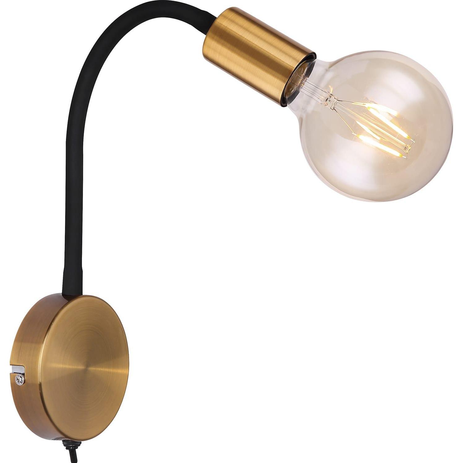 Globo, Wandleuchte + Deckenleuchte, Wandleuchte 1xE27 (E27)