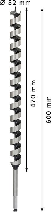Produktbild Bosch Professional Zubehör PRO Wood Holzschlangenbohrer, 32 x 470 x 600 mm (11.1 mm)