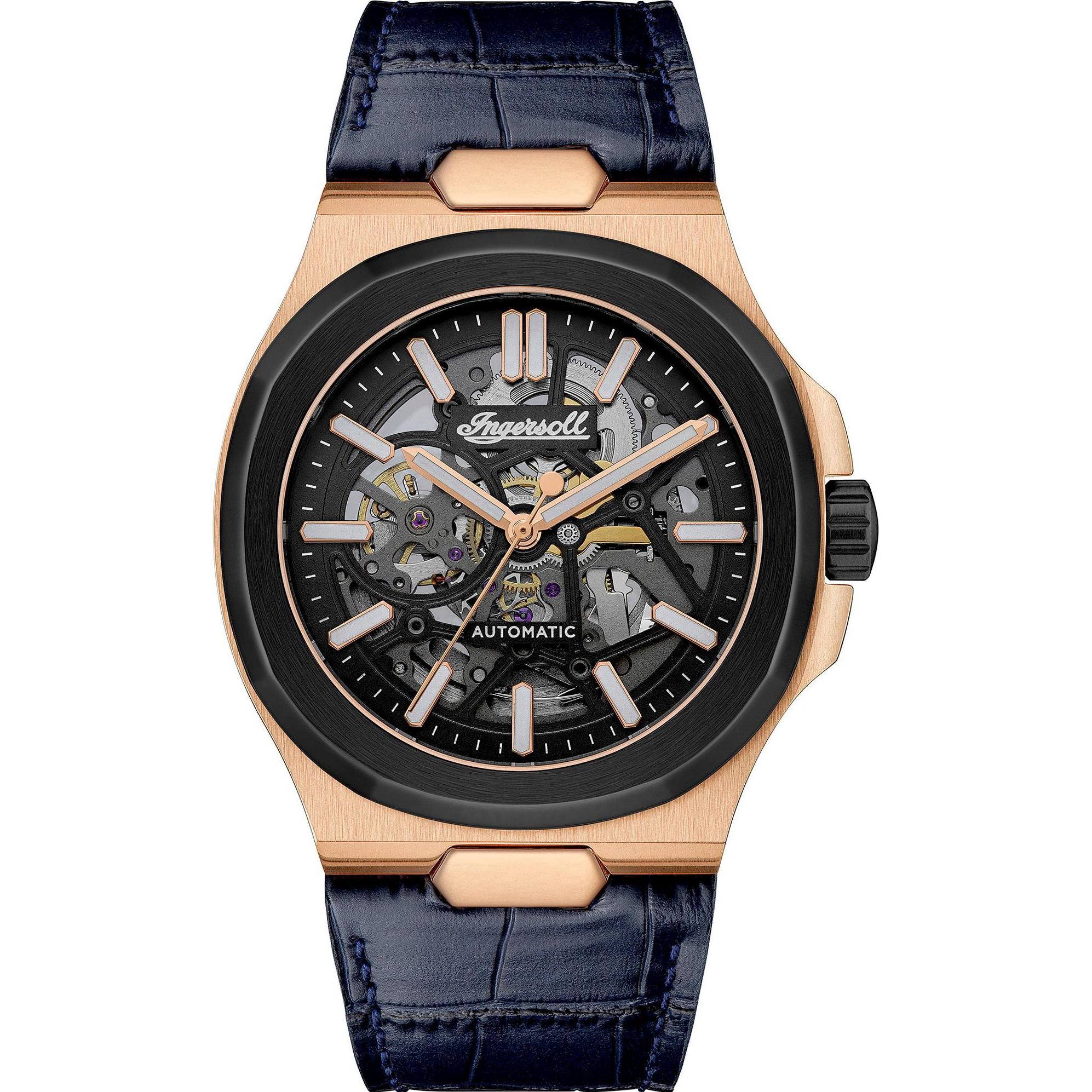 Ingersoll 1892, Armbanduhr, The Catalina - I12506, Rosa, (Analoguhr, 42 mm)