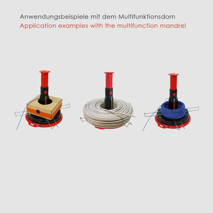 Immagine prodotto Runpotec RUNPO 10174 XB 300+ set di mandrini multifunzione dispensatore di cavi