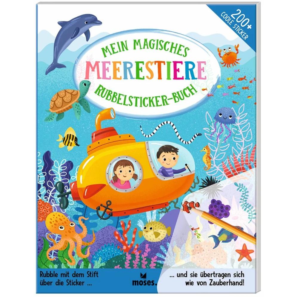 Moses, Sticker, Mein magisches Rubbelsticker-Buch Meerestiere