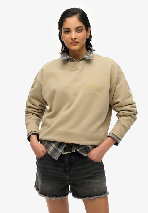 Immagine prodotto Superdry Lockeres Sport Luxe Sweatshirt mit Rundhalsausschnitt (L)