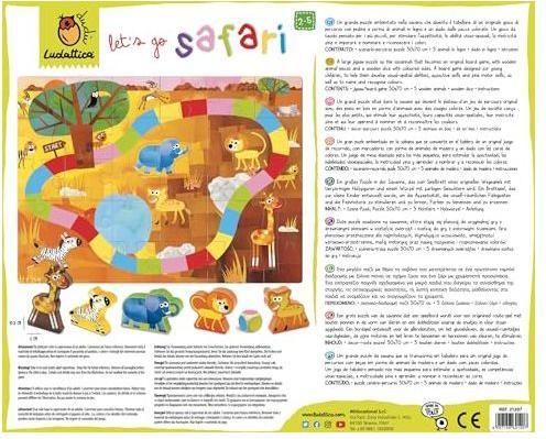 Image du produit Ludattica Puzzle Let's go safari