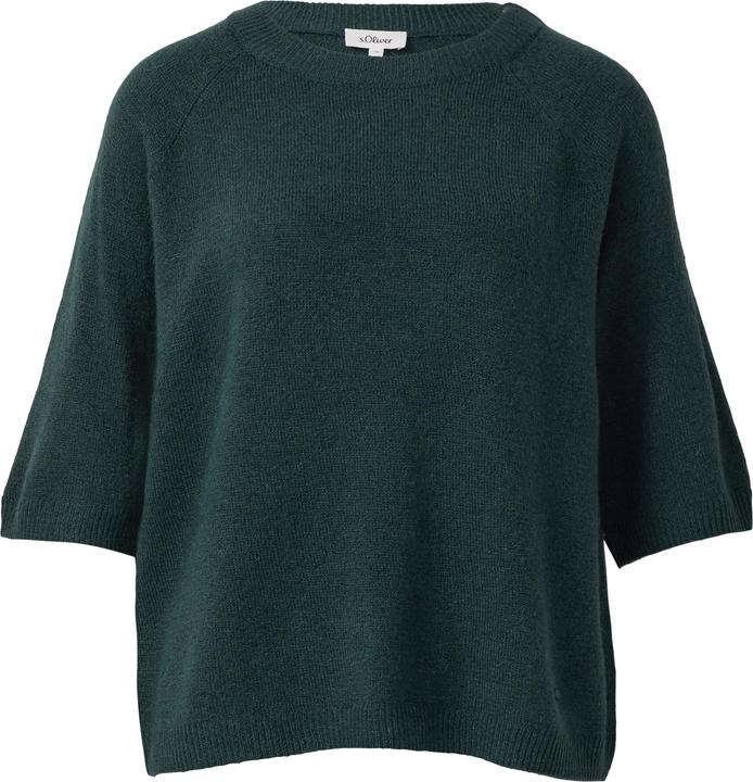 Produktbild s.Oliver Strickpullover Kurzarmpullover aus Alpakamix (32)