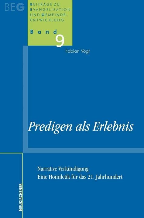 Produktbild Predigen als Erlebnis (Deutsch, Fabian Vogt, 2009)