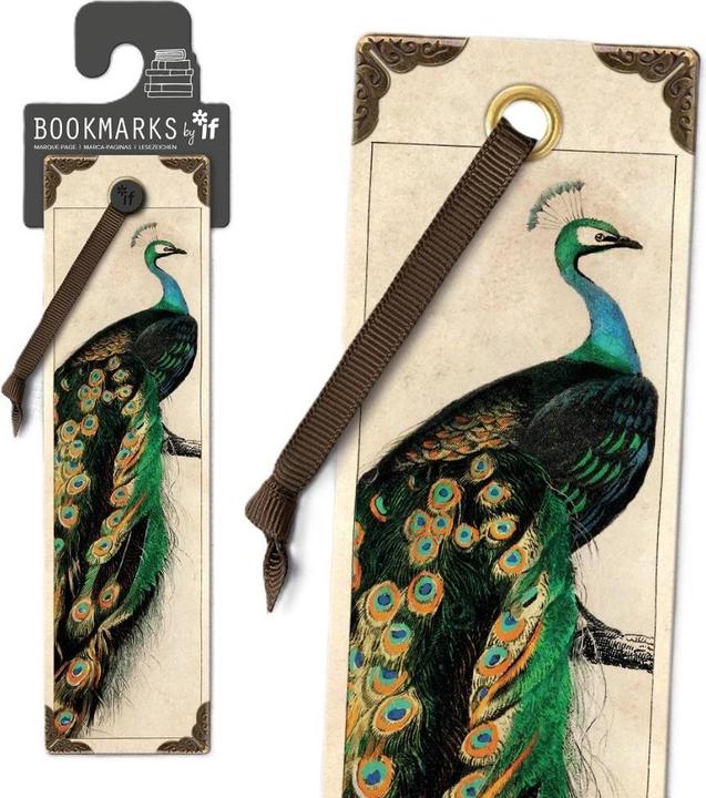 Image du produit IF Marque-page vintage - Paon