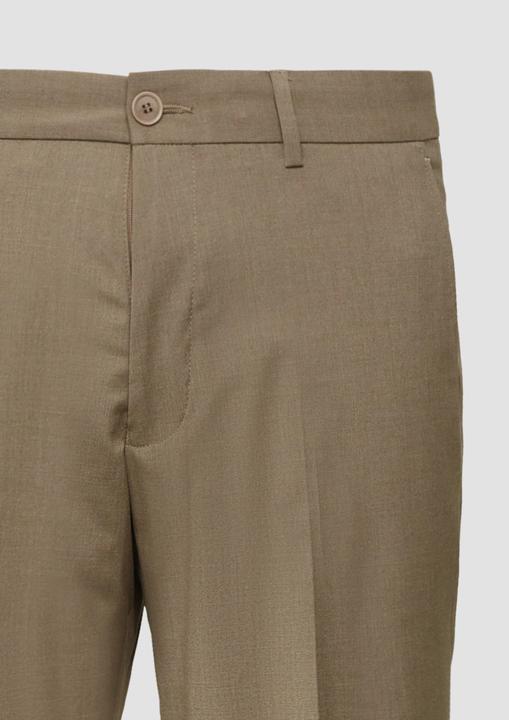 Produktbild S.Oliver Hose s.O PURE: Feine Anzughose aus melierter Stretch-Ware (25)