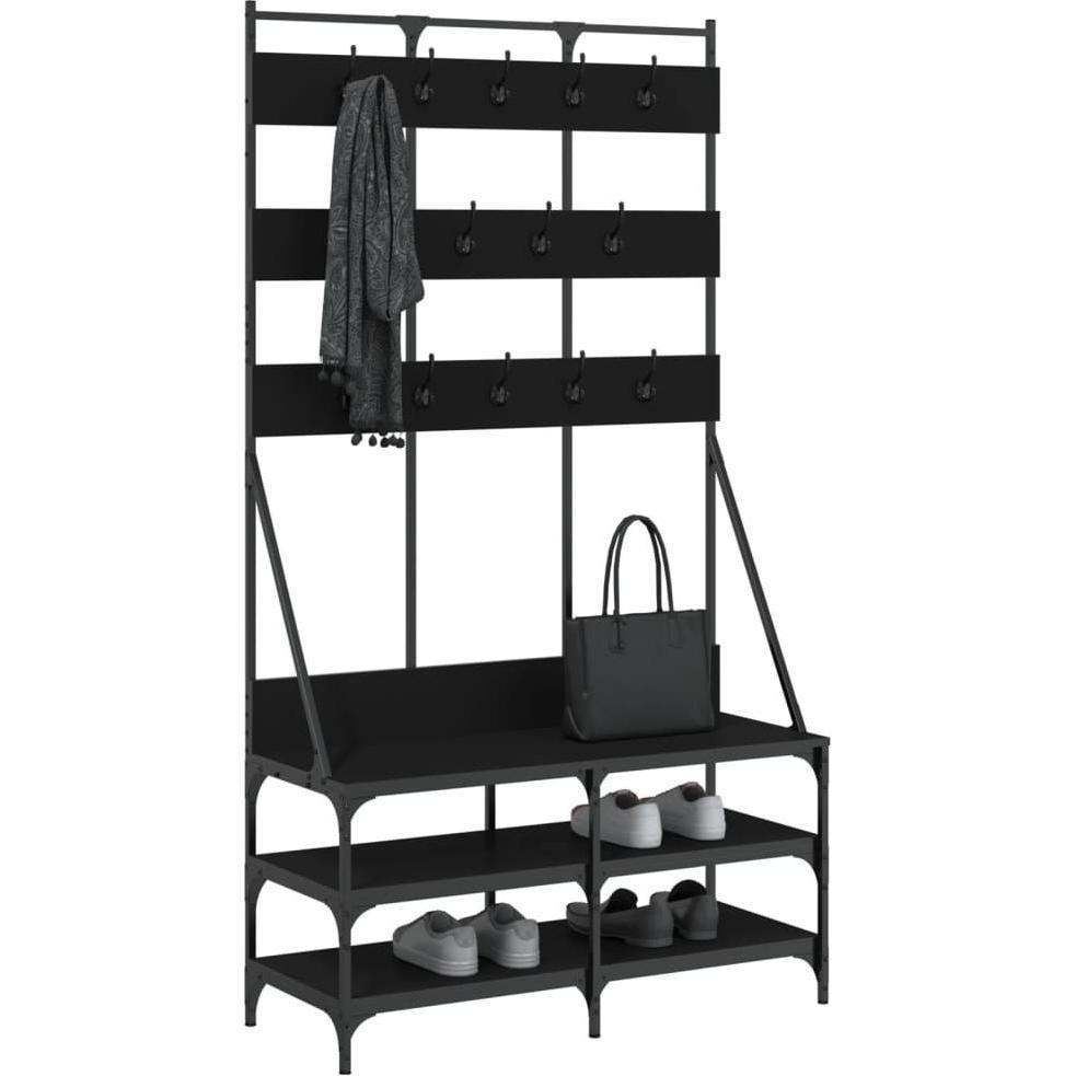 VidaXL, Kleiderständer + Kleiderstange, Hubie