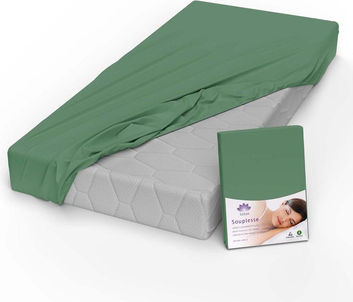 Produktbild Lotus Bettwaren Jersey Fixleintuch Souplesse (120 x 200 cm)