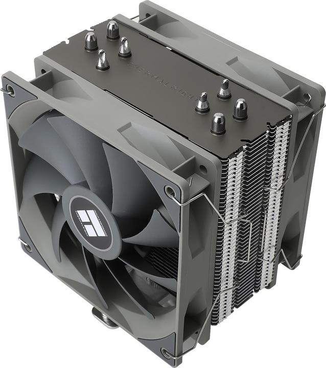 Actual product image Thermalright Assassin X 120 REFINED SE WHITE Processor Heatsink/Radiatior 12 cm Aluminium, Black... (154 mm)