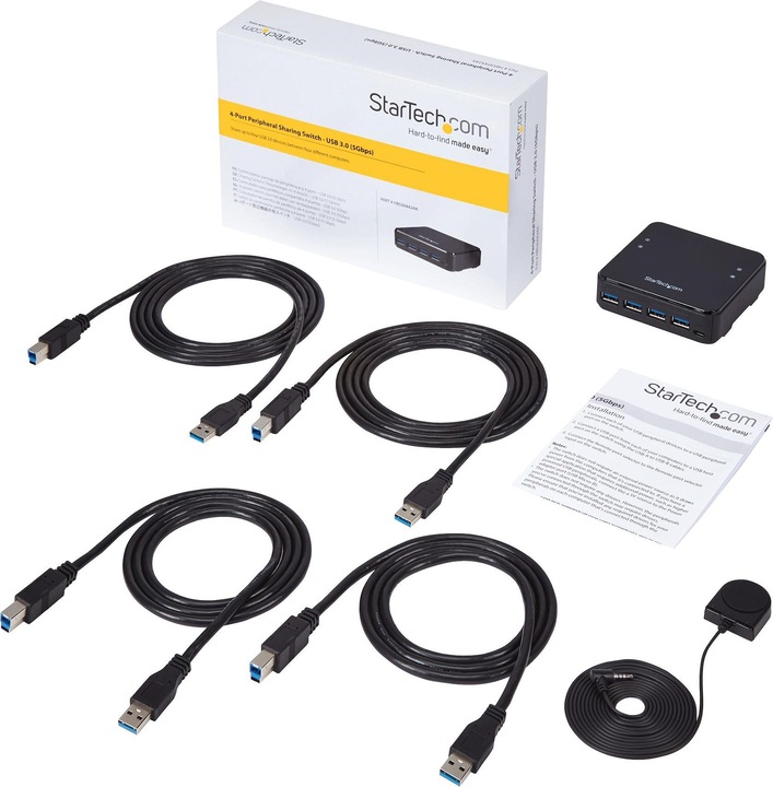 Produktbild StarTech USB 3.0 Sharing Switch (USB-B, 4 Ports)