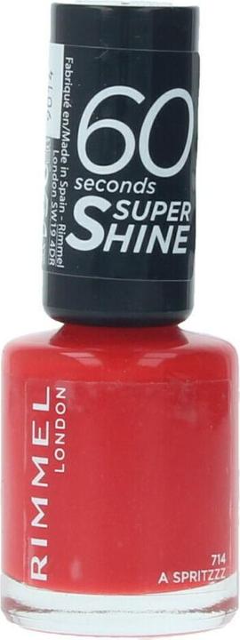 Actual product image Rimmel London 60 SECONDS super shine #722-all nails on deck 8 ml (722, Colour paint)