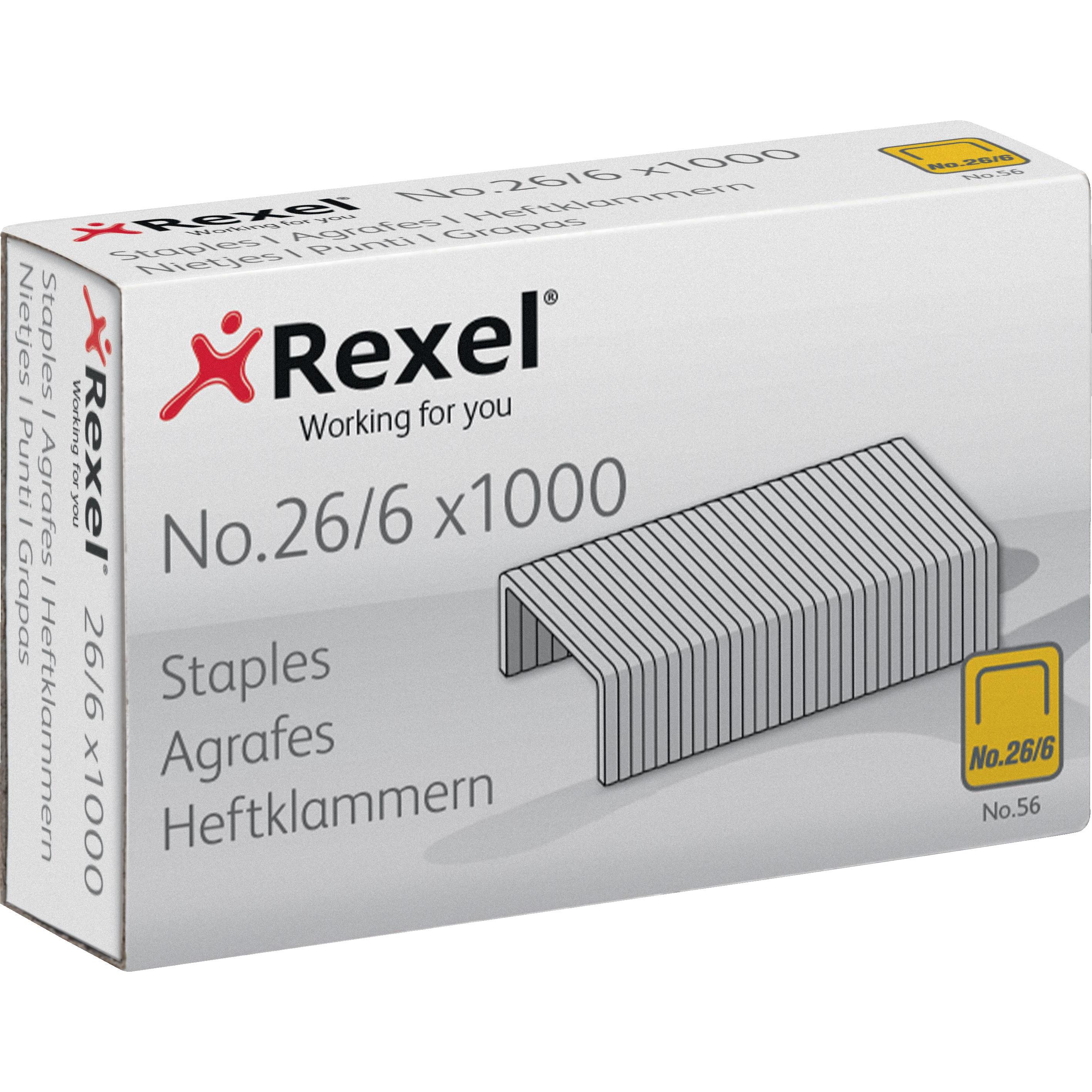 Rexel, Büroklammer, Heftklammern Nr 56 (1000 x)