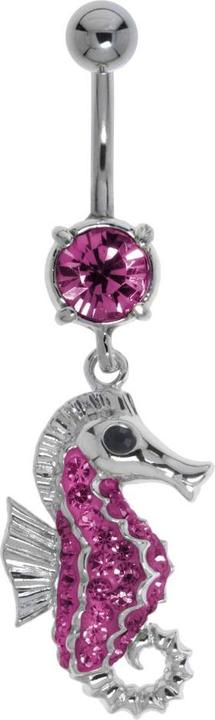 Produktbild Bijouteria Bauchpiercing (Messing rhodiniert, Kristall, Chirurgenstahl 316L)