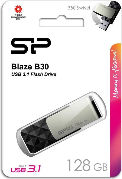 Actual product image Silicon Power Blaze B30 (128 GB, USB-A)