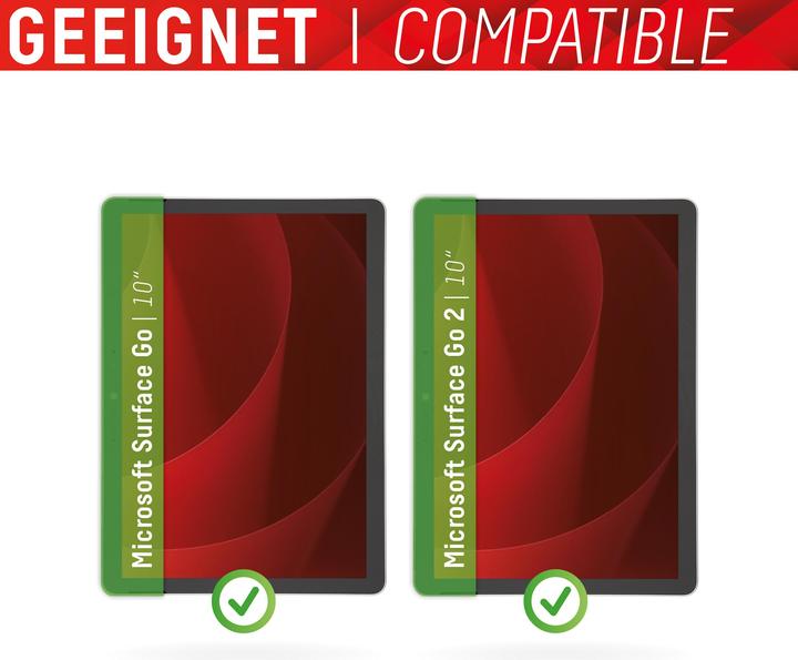 Immagine prodotto Displex Vetro per tablet, vetro protettivo per tablet (1 Pezzo/i, Microsoft Surface Go 3, Microsoft Surface Go, Microsoft Surface Go 2)