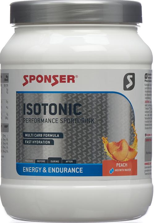Image du produit Sponser Isotonic (Pêche, 1 x)